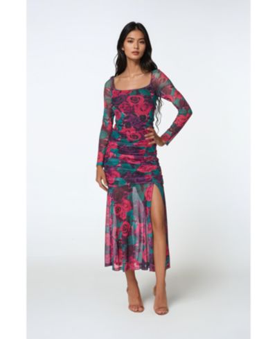 Платье Bebe Women's Mesh Open Back