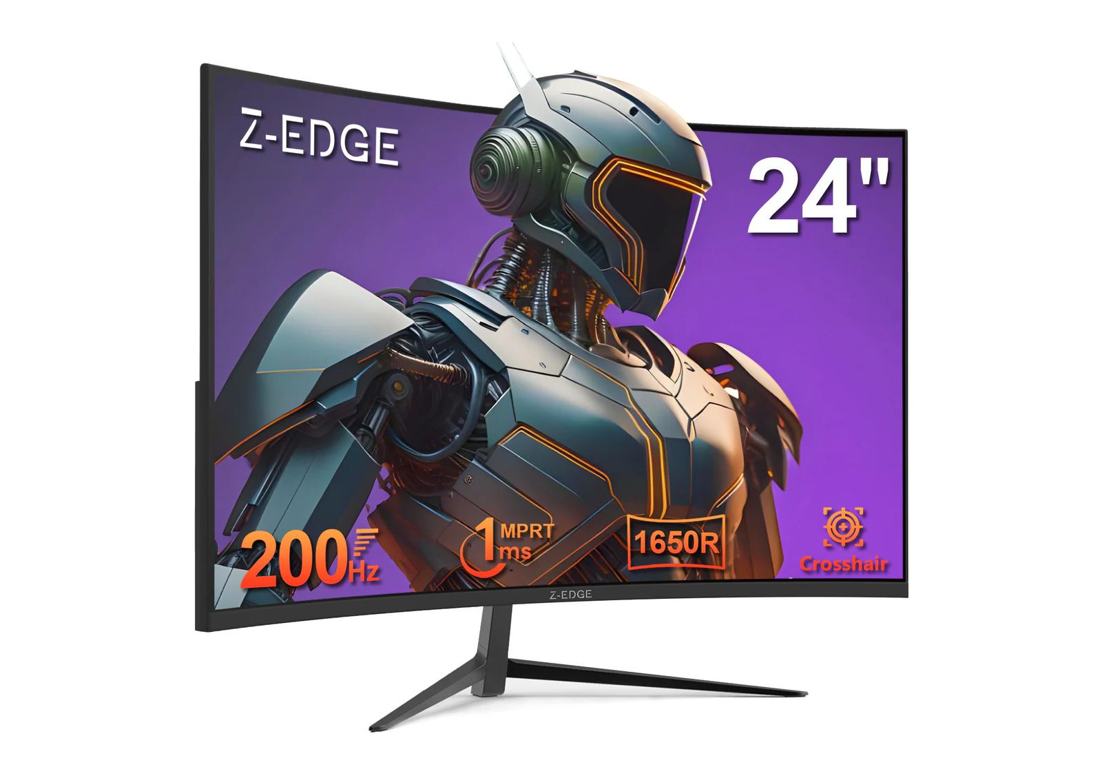 Игровой монитор Z-EDGE 24 inch 1080P Full HD 1920x1080 200Hz 1ms Ultra Thin Frame Curved
