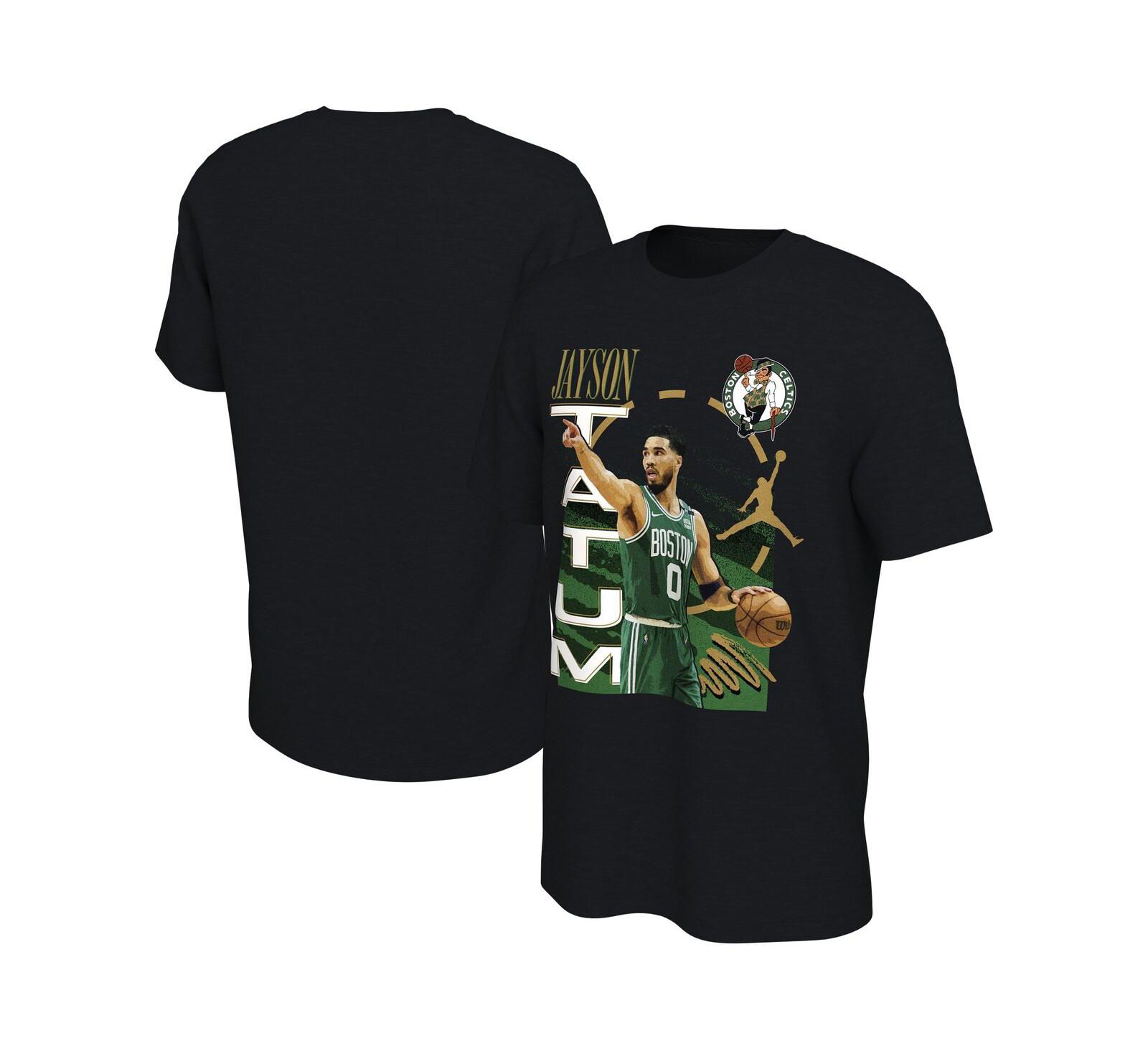 Jordan Men's Jayson Tatum Black Boston Celtics Player T-Shirt