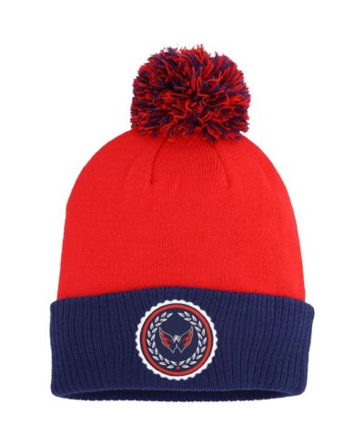 Женская вязаная шапка Adidas Red Washington Capitals