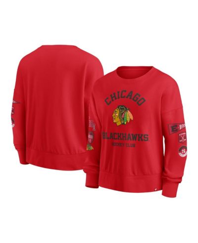 Женская толстовка Fanatics Chicago Blackhawks Go Team Pullover