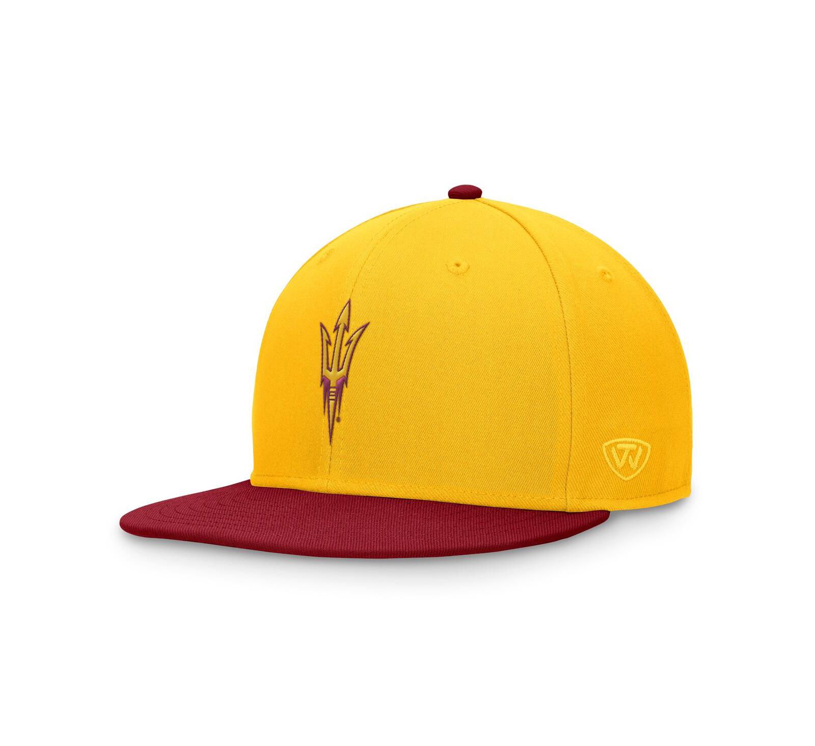 Top of the World Men's Gold/Maroon Arizona State Sun Devils Rally Two-Tone Fitted Hat