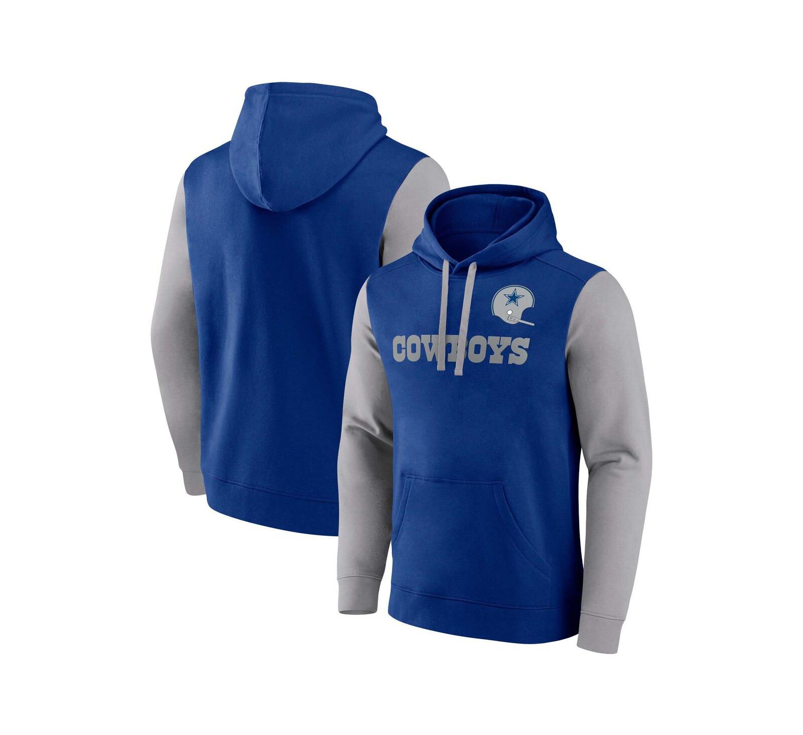 Мужское худи Fanatics Royal Dallas Cowboys Fleece Pullover