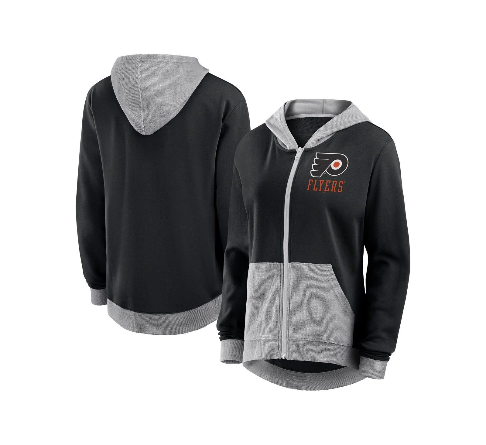 Logo Athletic худи с молнией Philadelphia Flyers Женский