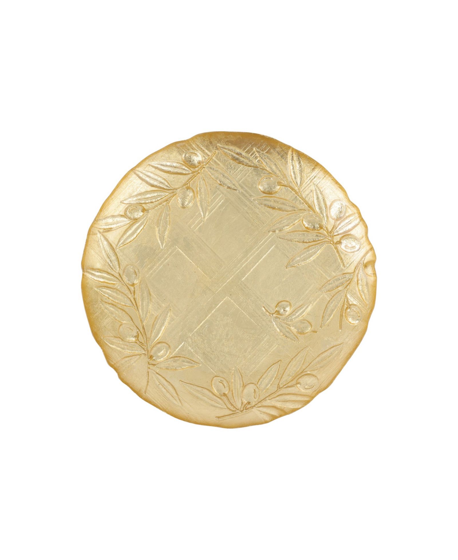 Салатная тарелка VIETRI Moon Glass Olive