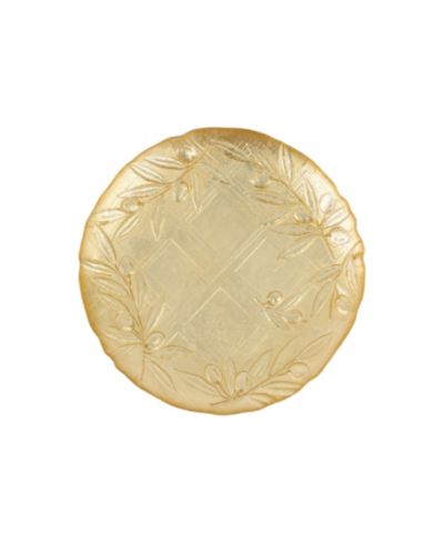 VIETRI Moon Glass Olive Salad Plate