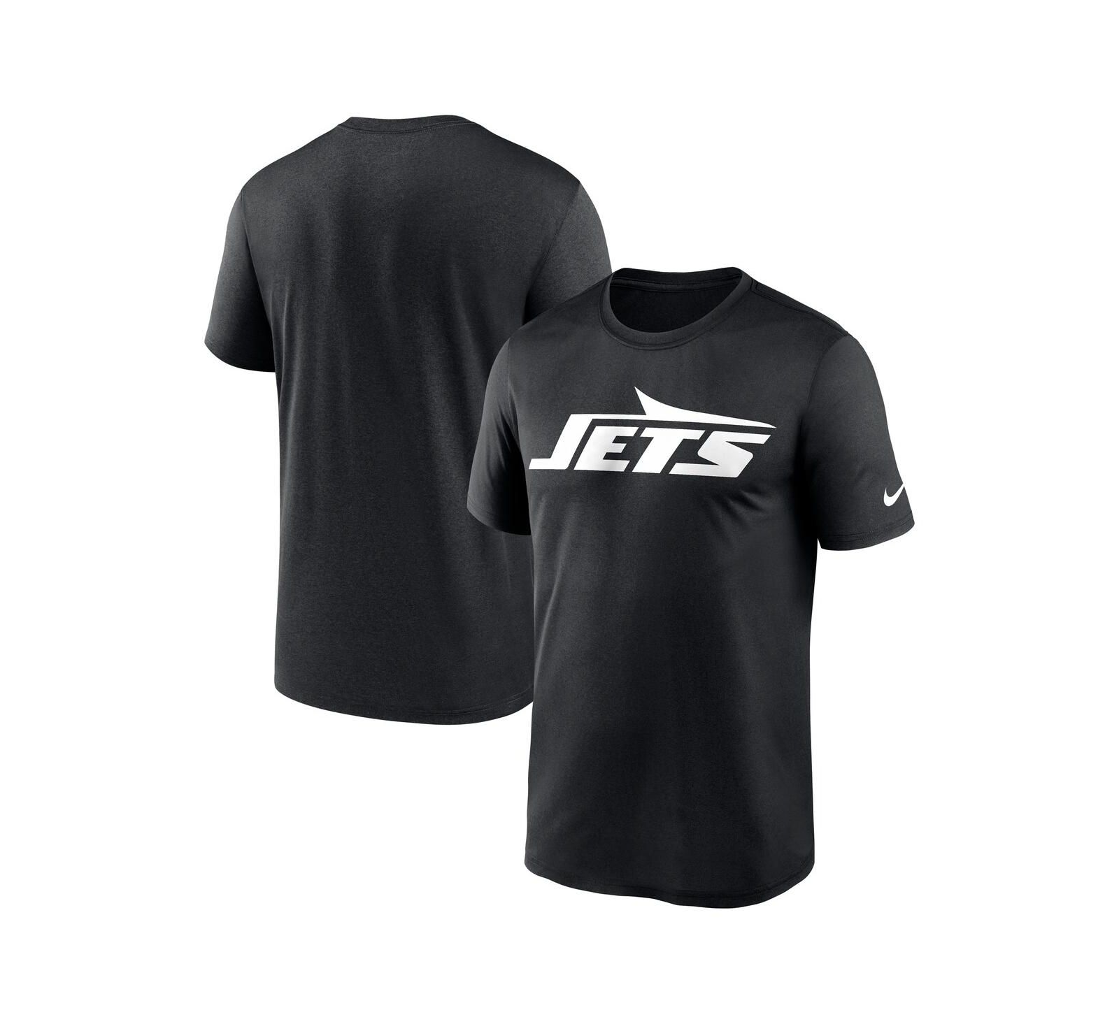 Мужская футболка Nike New York Jets Legend Logo Performance, черная