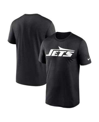 Мужская футболка Nike New York Jets Legend Logo Performance, черная