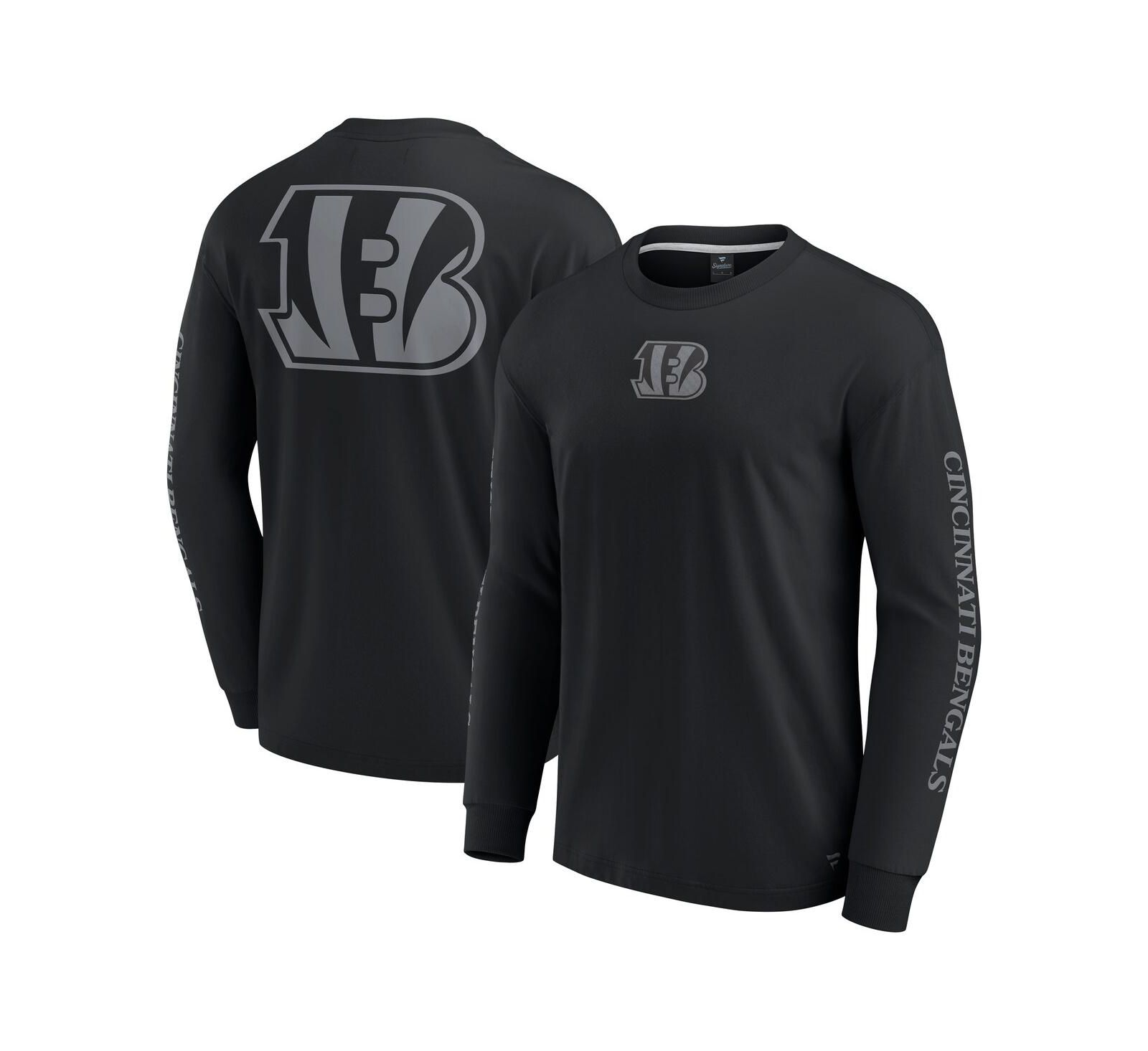 Fanatics футболка Elements Strive с длинным рукавом, черный, мужская и женская