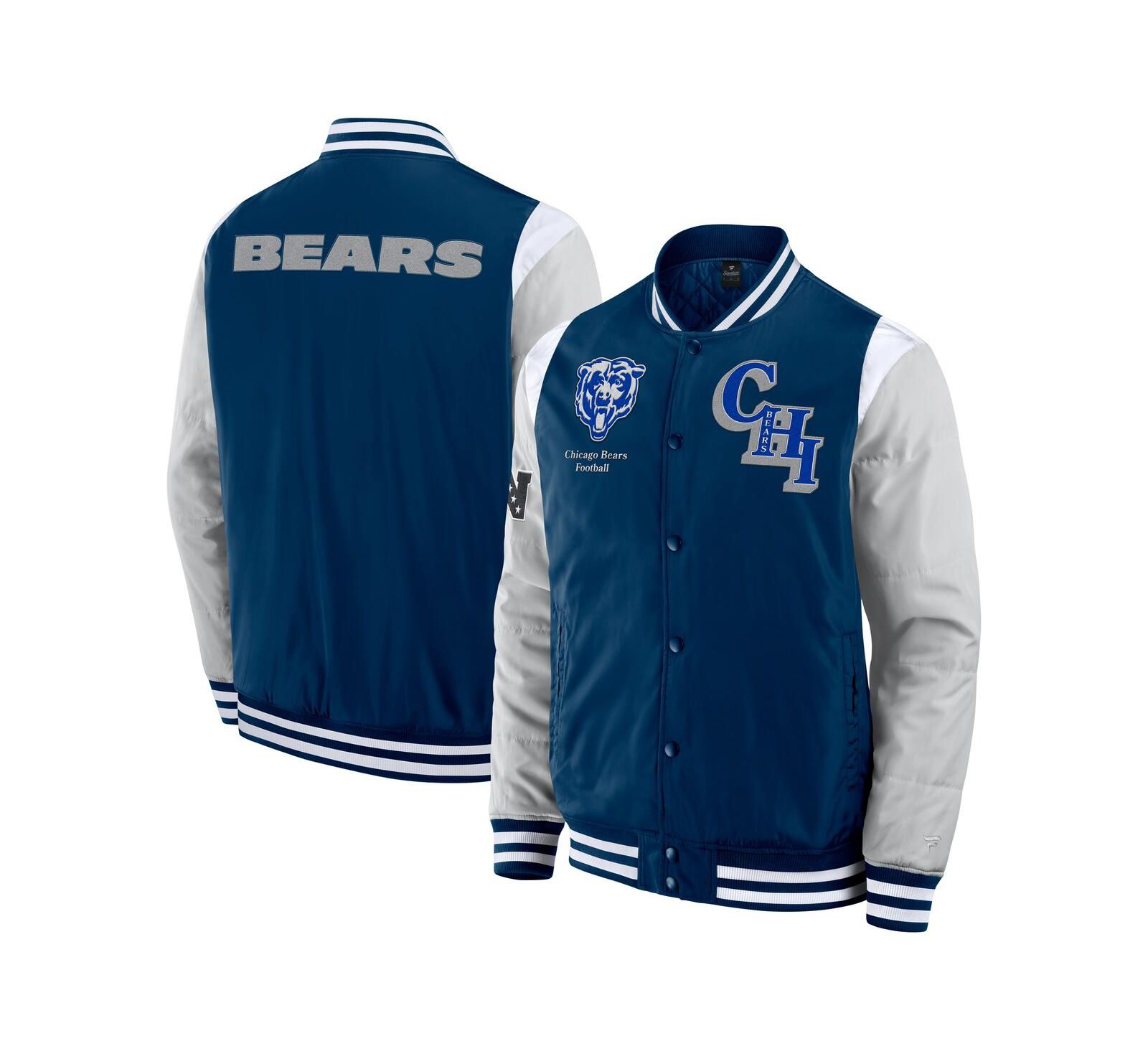 Унисекс куртка Fanatics Chicago Bears Elements Elite Full-Snap