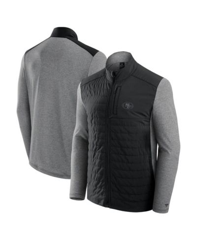 Fanatics Мужская и Женская куртка Fanatics San Francisco 49ers Black/Heather Gray Full-Zip