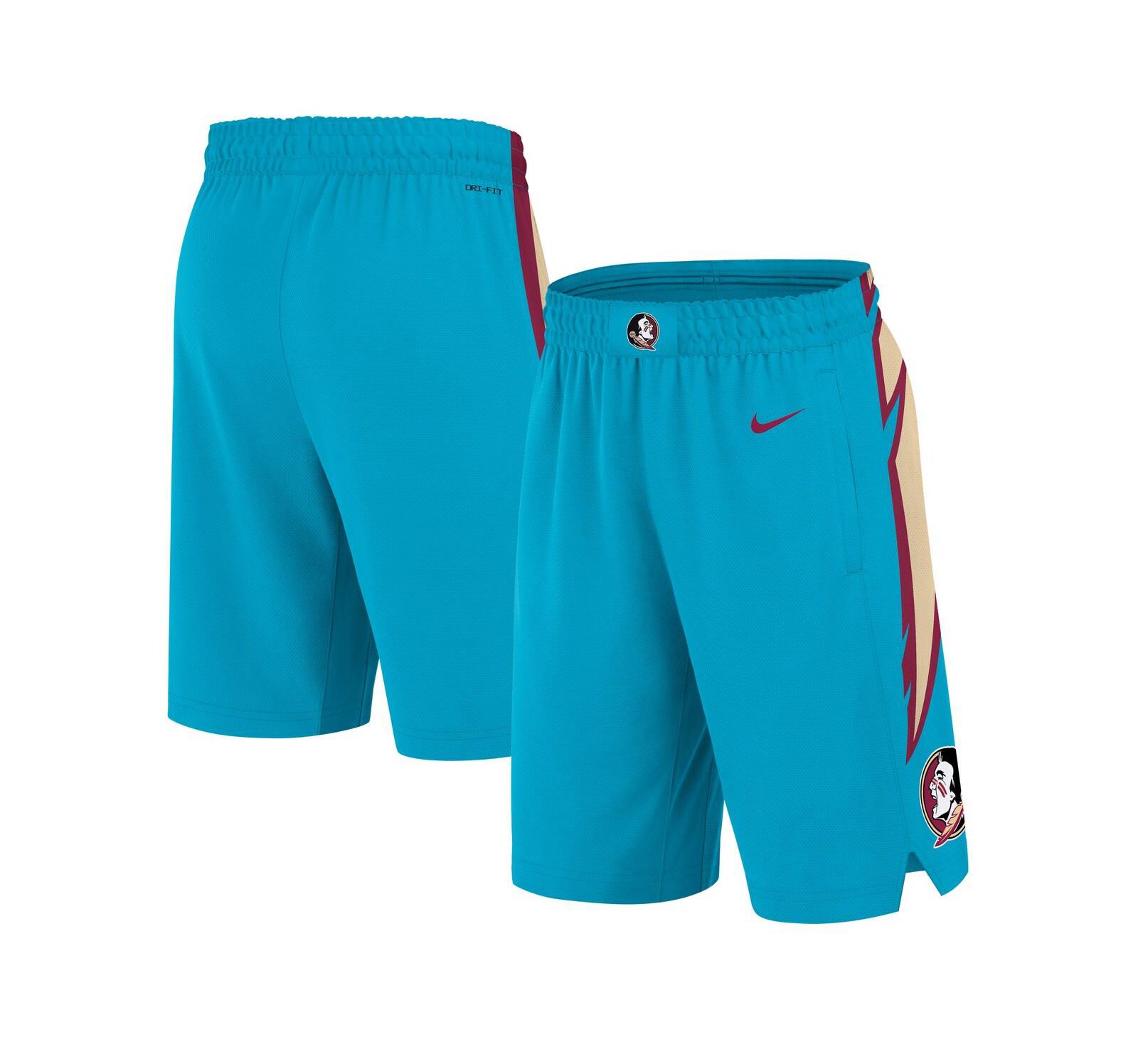 Nike Men's Turquoise Florida State Seminoles Alternate Replica Performance Basketball Shorts
