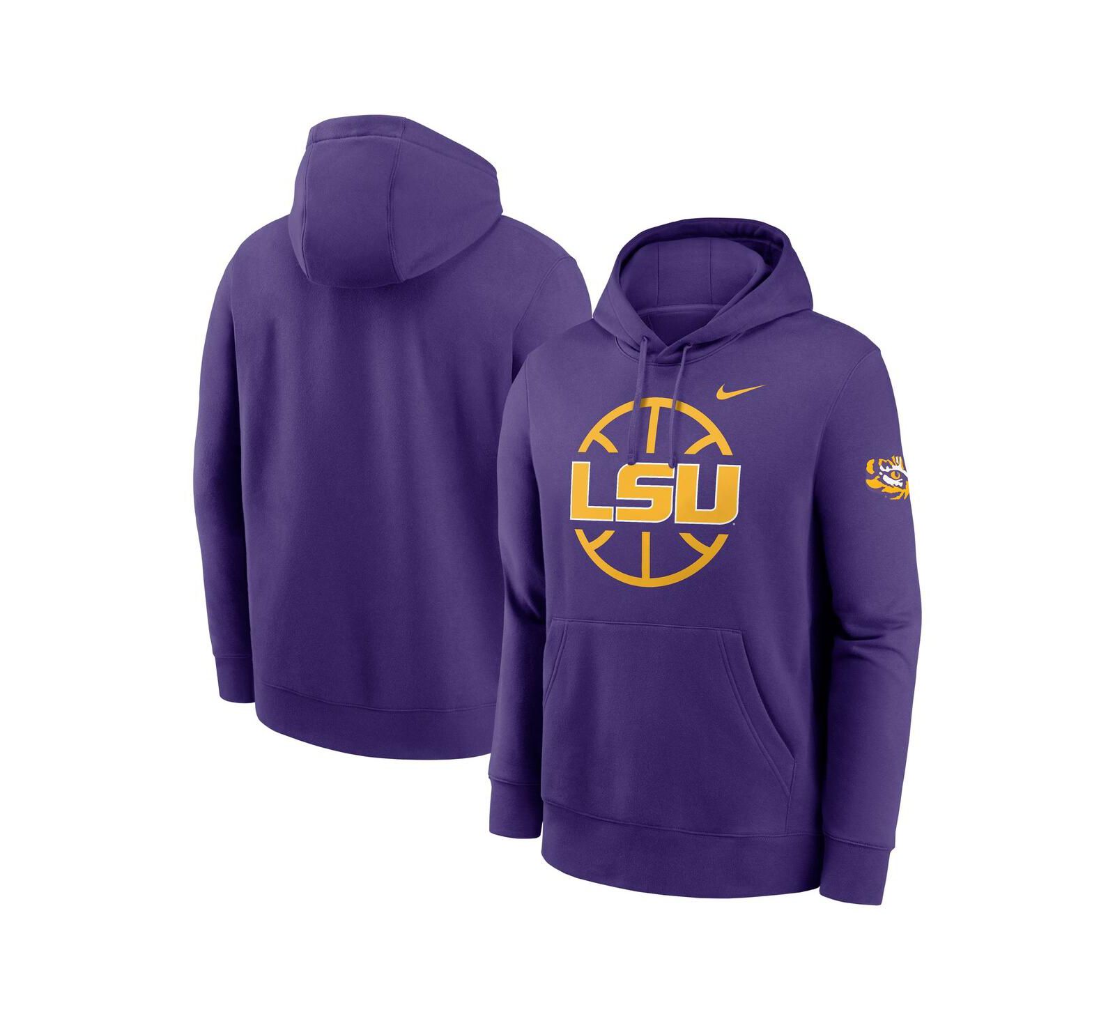 Худи Nike Men's с логотипом LSU Tigers, фиолетовое
