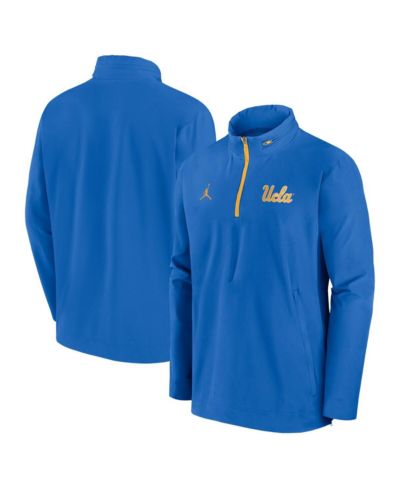 Jordan Men's Blue UCLA Bruins Sideline Coaches Quarter-Zip Jacket