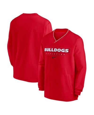 Мужская ветровка Nike Red Georgia Bulldogs 2024 Sideline Pullover Windshirt