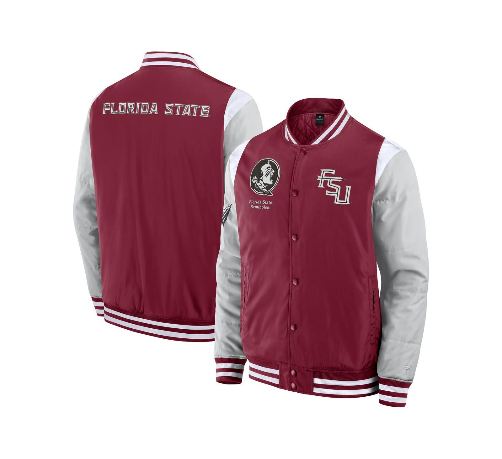 Fanatics Men's Garnet Florida State Seminoles Elements Elite Full-Snap Jacket