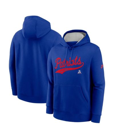 Nike Мужское худи с логотипом Rewind Club New England Patriots Royal