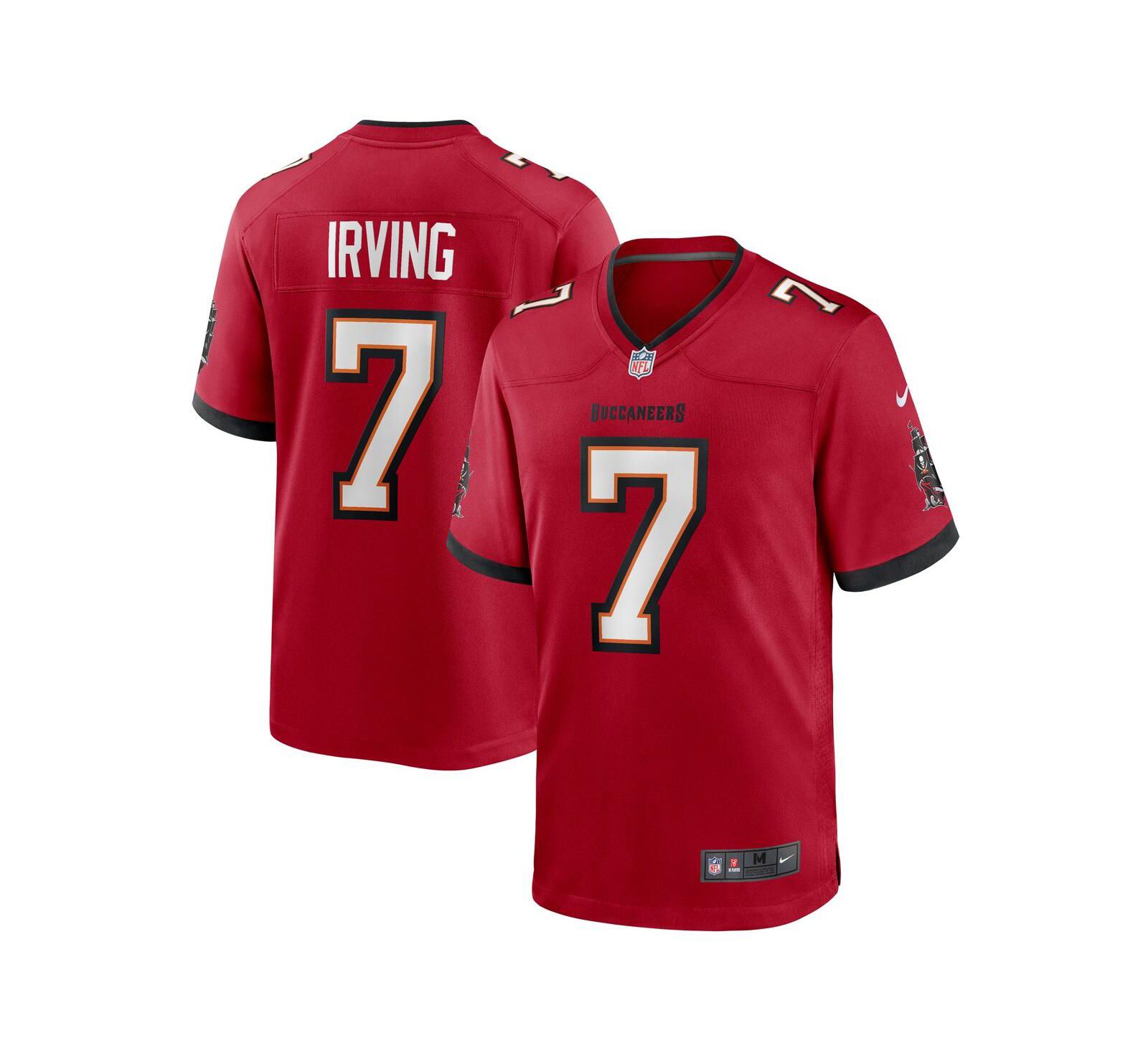 Мужская джерси Nike Red Tampa Bay Buccaneers Bucky Irving Game