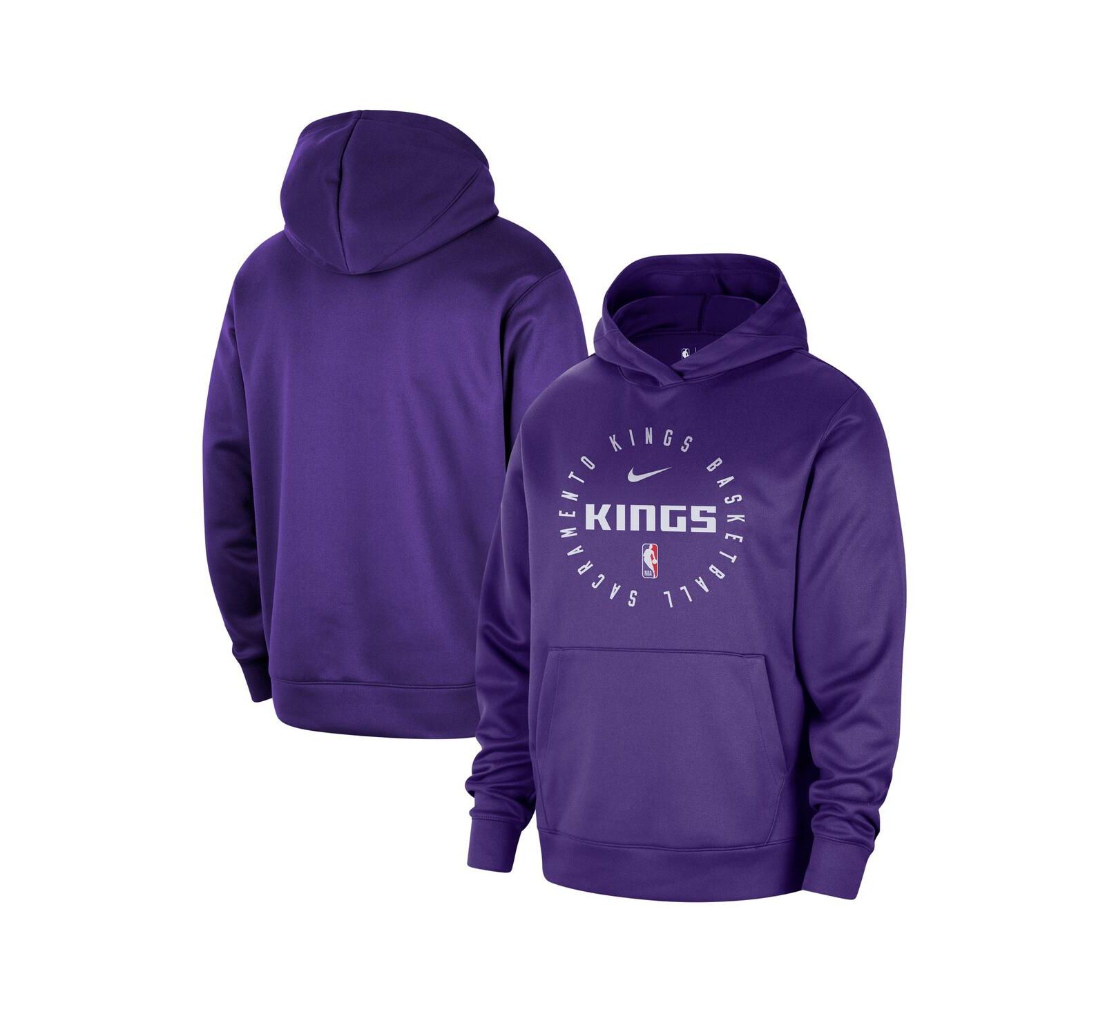 Nike Мужское худи Sacramento Kings 2024/25 Spotlight Performance фиолетовое