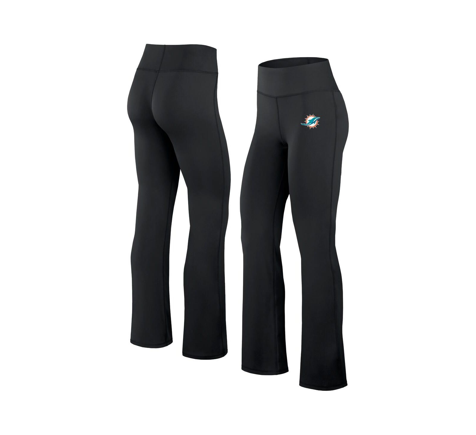 Fanatics Women's Black Miami Dolphins Maxed Out Flare Leggings