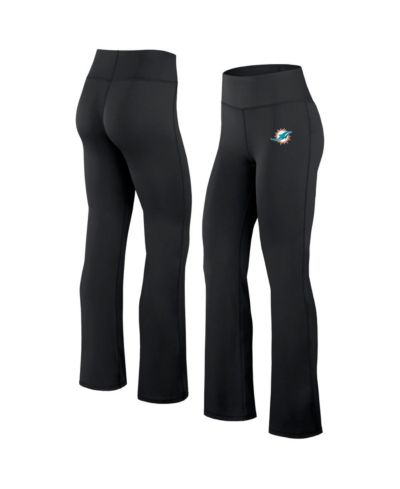 Fanatics Женские леггинсы Miami Dolphins Maxed Out, черные, расклешенные
