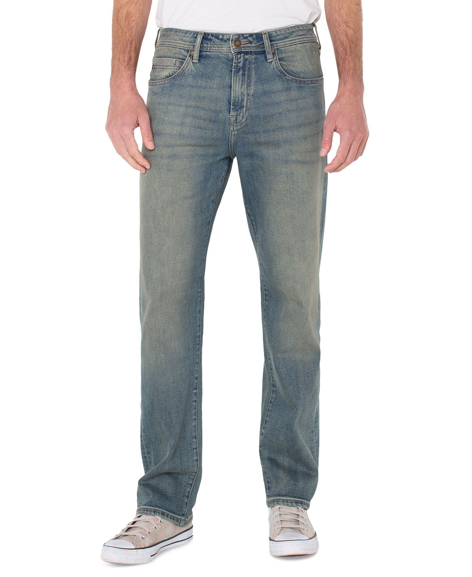 Liverpool Los Angeles Men's Sutton Straight-Leg Jeans
