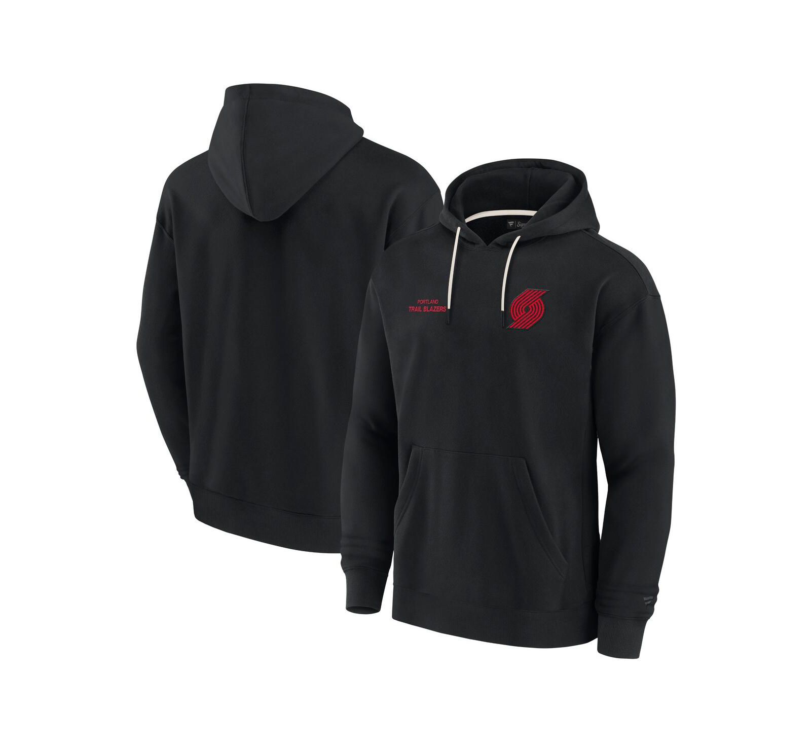 Fanatics Мужской и Женский худи-толстовка с капюшоном Portland Trail Blazers Elements Super Soft Fleece