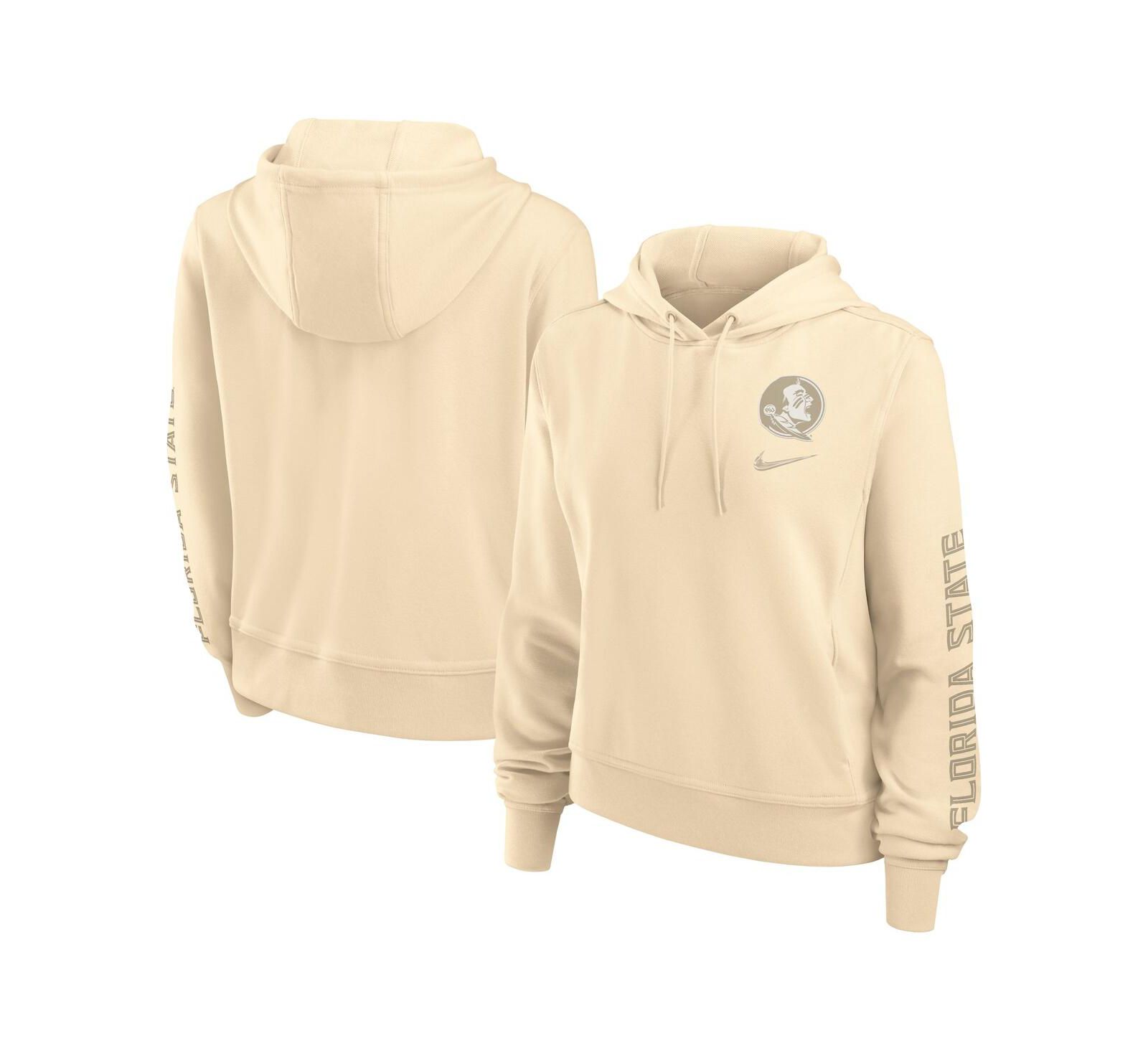 Женский худи Nike Florida State Seminoles One Performance Pullover Tan