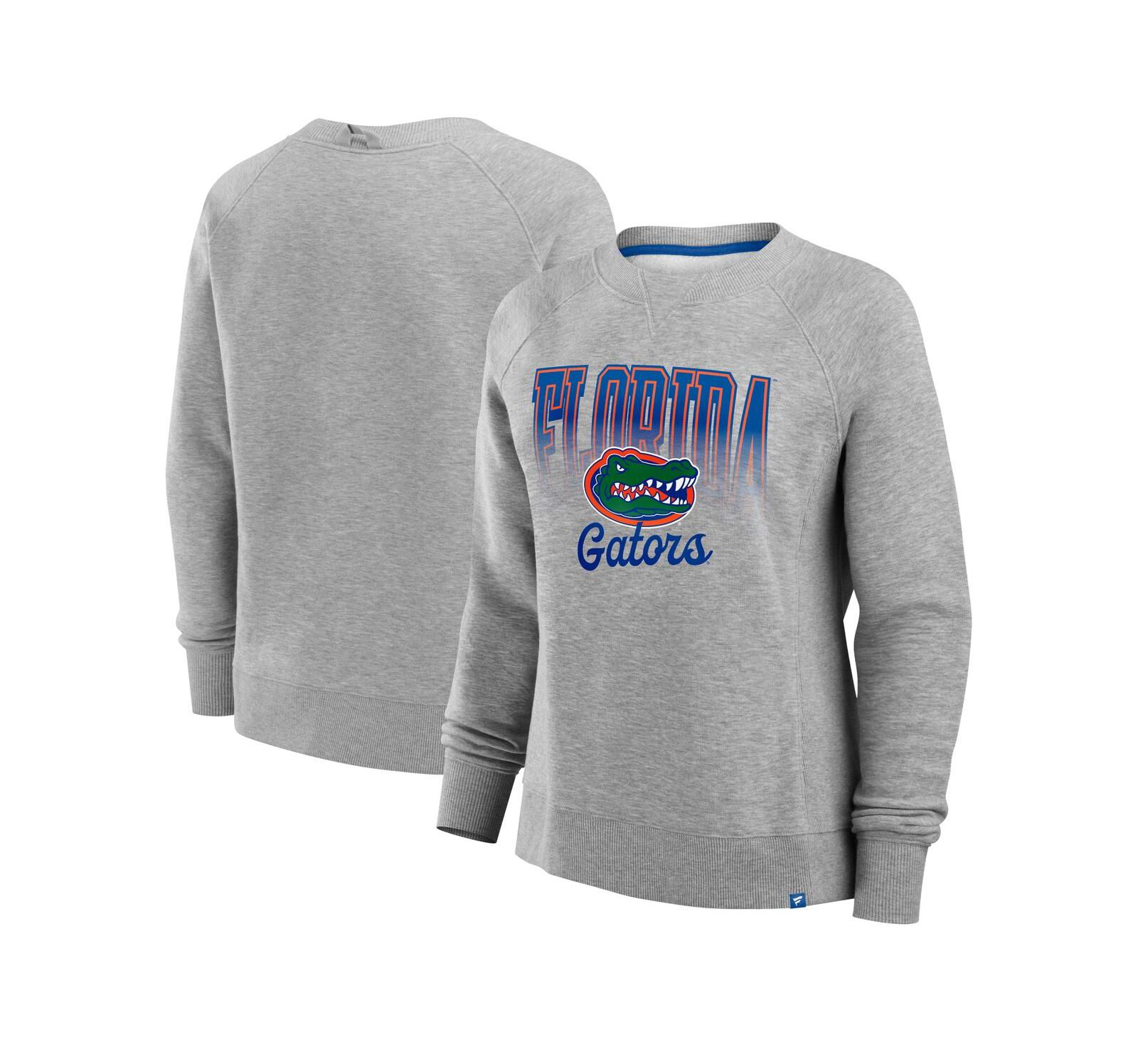 Женское флисовое худи Fanatics Florida Gators Training Camp, серое