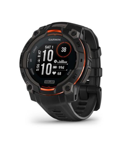Garmin Instinct 3 умные часы Solar Rugged Outdoor Black/Black