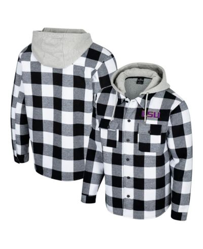 Colosseum Мужская куртка LSU Tigers Buffalo Plaid Full-Zip