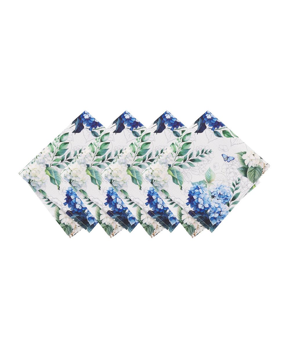 Декоративные салфетки Elrene Hydrangea Bloom Floral 17" X 17"