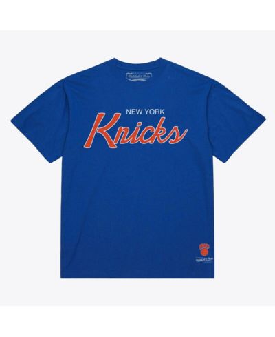 Мужская винтажная футболка Mitchell & Ness Blue New York Knicks
