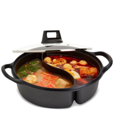 Кастрюля INFUSE 4.4-Qt. 2-Section Nonstick Aluminum Covered Hot Pot