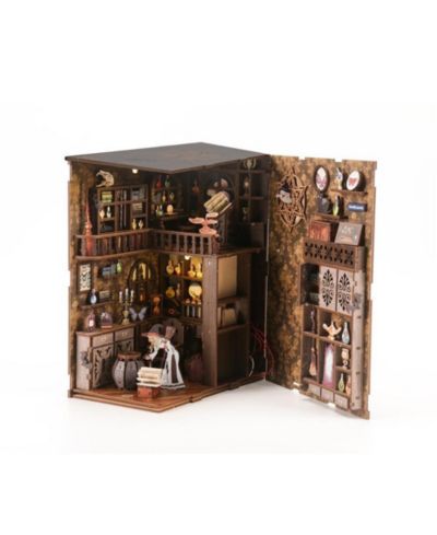 HANSILK DIY набор для создания миниатюрного домика Book Nook Night of Magic