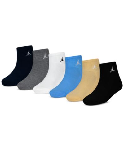 Детские носки Jordan Boys' 7-11 Ankle Socks, 6-Pack