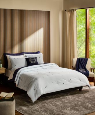 Комплект из 3-х покрывал Lacoste Home Pinstripe Croc Cotton, Full/Queen