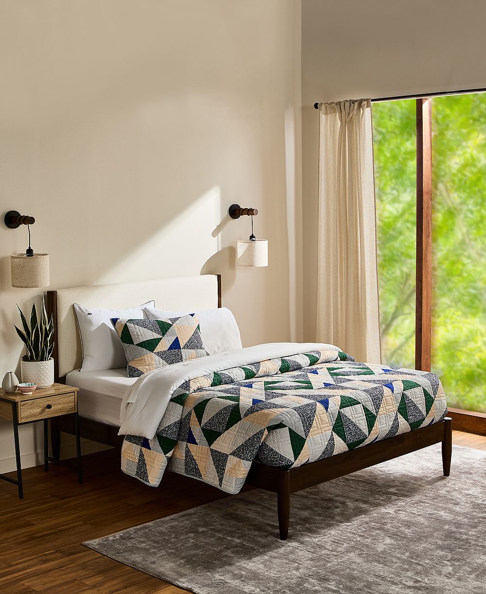 Комплект из 2-х частей Lacoste Home Signature Cotton Quilt Set, Twin