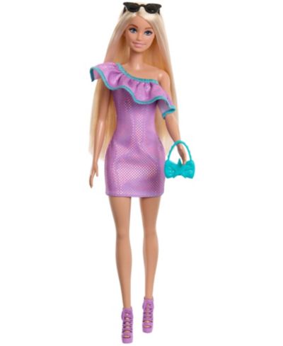 Кукла Barbie с одеждой и аксессуарами, включая праздничные платья и сумки