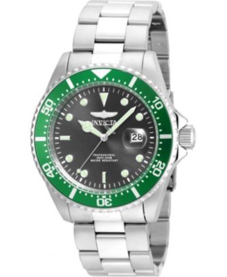 Invicta Men's 22021 Pro Diver Quartz 3 Hand Grey Dial Watch