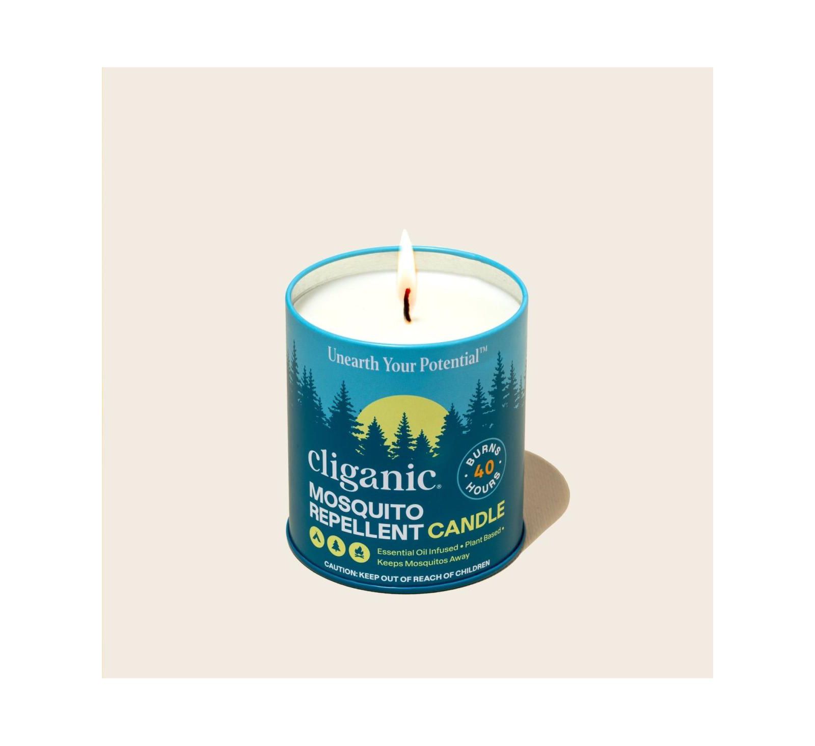 Свеча-репеллент Cliganic, 9 oz