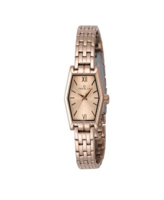 Invicta Women's 48129 Angel Quartz 3 Hand Rose Gold Dial Watch