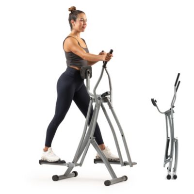 Эллиптический тренажер Sunny Health & Fitness Smart Air Walk, складной с приложением SunnyFit