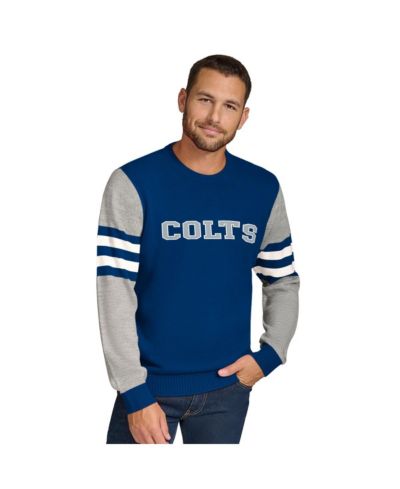 Tommy Hilfiger Мужской свитшот с капюшоном Indianapolis Colts Acrylic Crewneck