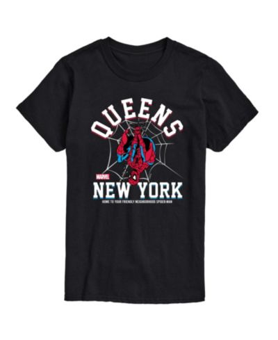 Мужская футболка AIRWAVES Spider-Man Queens New York с коротким рукавом