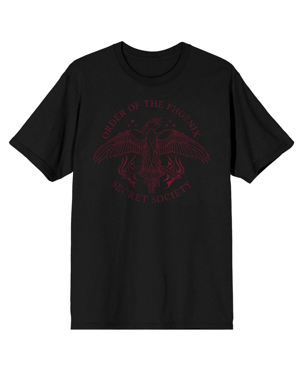 Harry Potter Футболка с символом Ордена Феникса, черная, 4XL