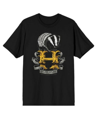 Футболка Harry Potter Big & Tall Hufflepuff Badger Black 4XL