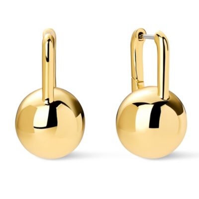 Ana Luisa серьги Statement с деталями Perry Sphere, позолоченные 14K