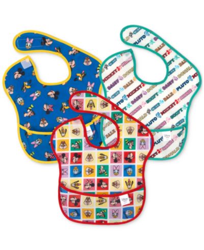 Набор детских нагрудников Bumkins Baby Superbib 3-Pc. Disney Mickey & Friends