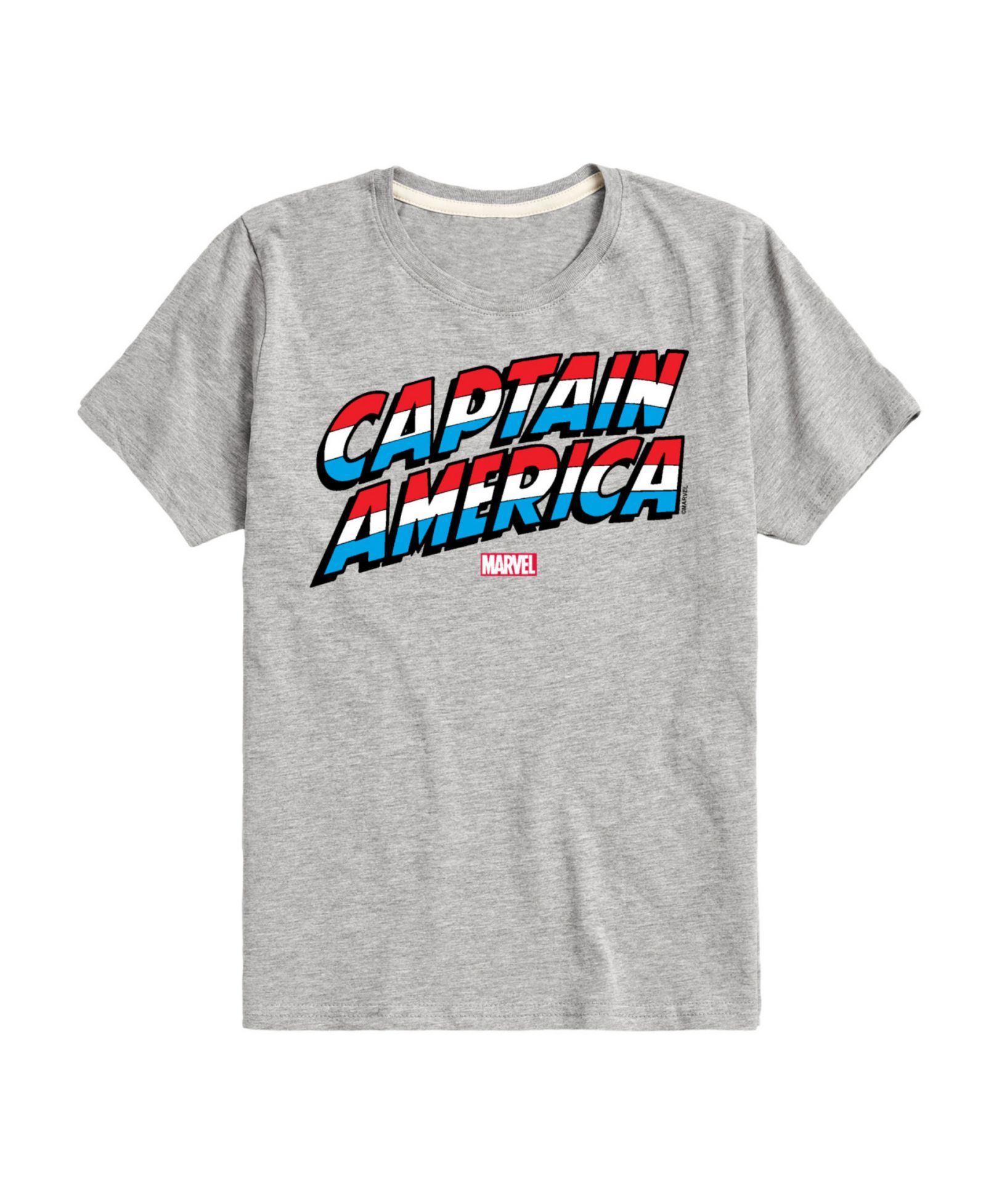 Детская футболка Captain America с графическим принтом